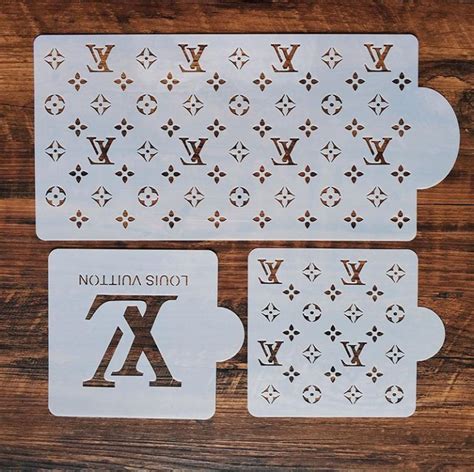 louis vuitton stencil ebay|louis vuitton stencils for painting.